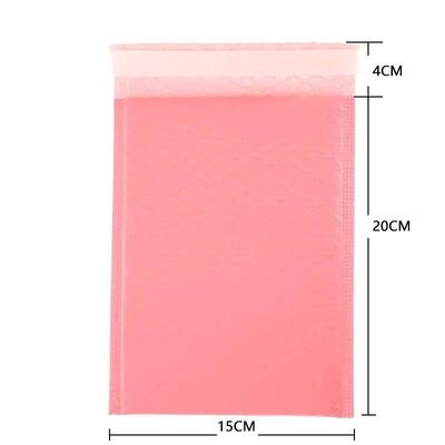 100pcs Bubble Mailers Pink Poly Bubble Mailer Self Seal Padd