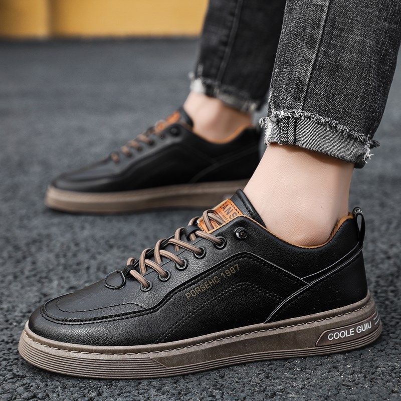 New Mens Fashion Casual Leather Shoes Non-slip Wear-resista,运动鞋new,跑步鞋,淘宝优惠券,粉丝福利购,淘宝优惠卷