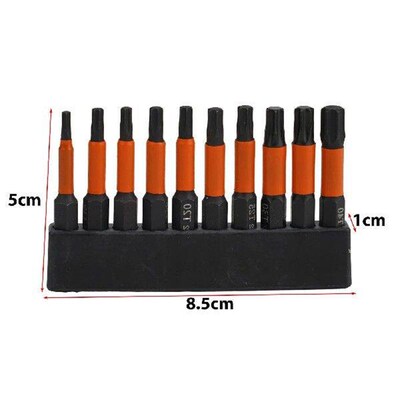 Reliable and   11Pcs Magnetic Torx Bit Set for Easy Use
