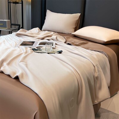 Lyocell Tencel Summer Cool Quilt Duvet Blanket Set Bedding