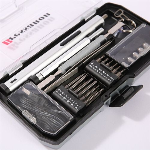 电动螺丝刀充电式家用小型迷你手持电动起子精密电批精修工具装