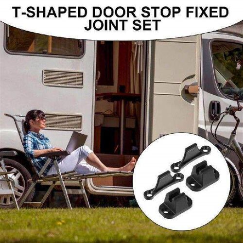 2Pcs Door Locks Door Catch Holder T-shaped Warehouse