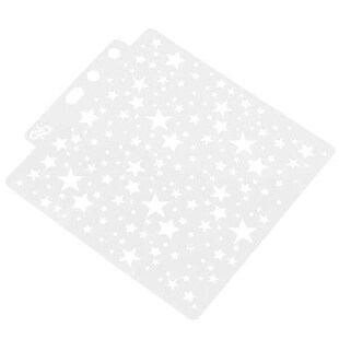 Star Theme Hollow Lace Ruler Embossing Template DIY Photo