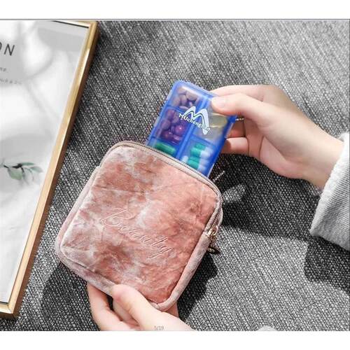 Tcare Travel Pill Organizer Moisture Proof Pills Box for Poc
