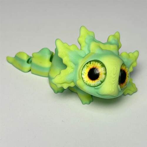 3D Printed Salamander Figures Animal Toys Multi-Joint Movabl