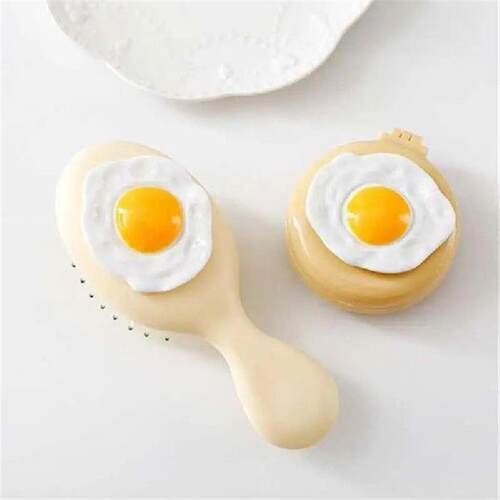 1~10PCS Colorful Portable Mini Folding Comb Massage Round