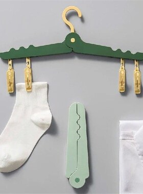 1pc Portable Folding Hanger Travel Space Saving Clothes