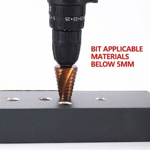 M35 Hex Metal Drill Bit Tool HSS-Co Cobalt Step Drill Bit