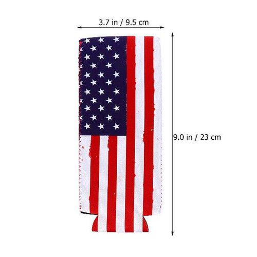 6 Pcs Decorate Beer Cooler Insulated Can Holder Cover