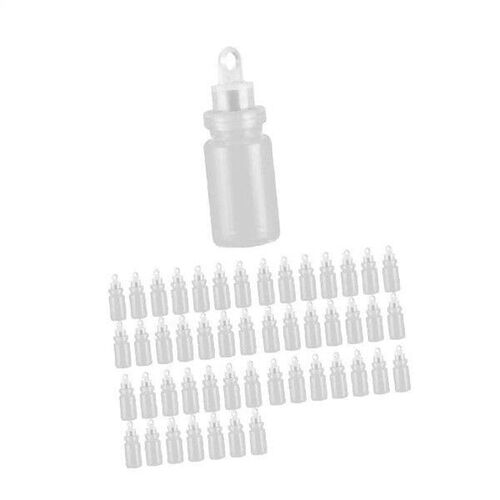 50 Pieces Mini Vials Glass Bottles Versatile DIY Decoration