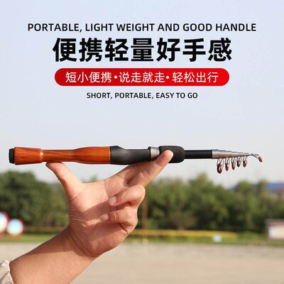 Lure Fishing Rod 1.m 1.6m 1.8m Carbon Spinning Casting Bait
