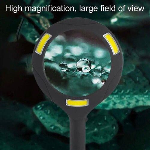 Compact Magnifier Portable 3x Magnifying Glass with Lights