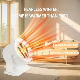 Portable Warm Air Blower Electric Foot Heater Small Space He