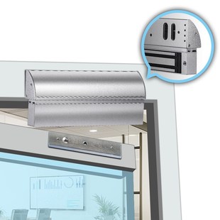 2KG磁力锁LC支架0公斤门禁电磁锁门门禁系统配件多孔位加厚