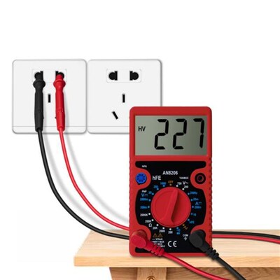 1pcs Digital Multimeter LCD Backlight Portable AC/DC Ammeter