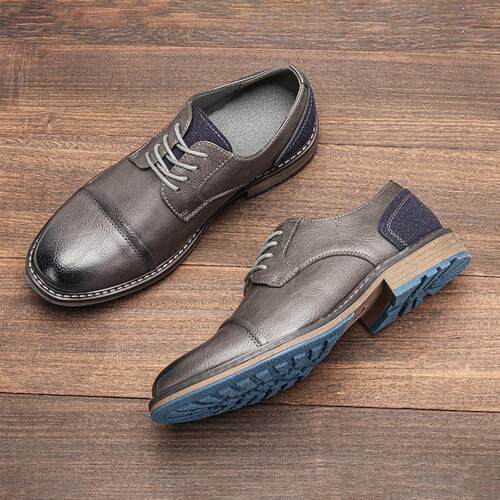 Big Size Vintage Mens Summer Fashion Business Casual Shoes