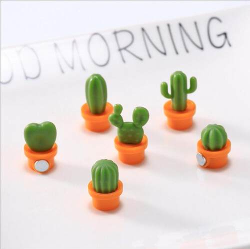 Cactus refrgerator cute magnetc message stcker fxng bu