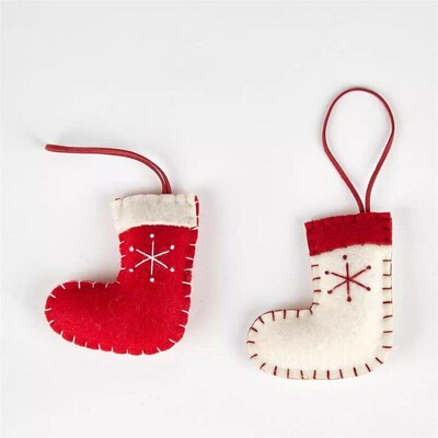 Cross border Christmas tree decoration fabric wool felt DIY