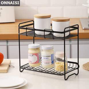 The shelf spice rack supplies household necessities