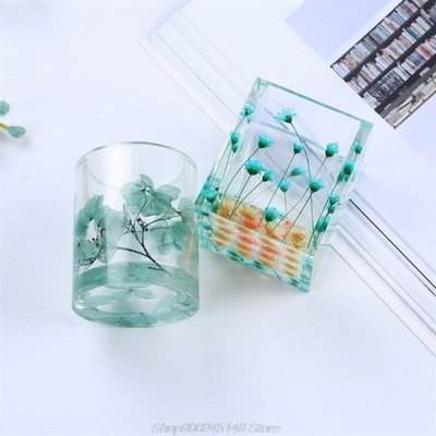 Silicone Mold Epoxy Resin DIY Pen Container Organizer