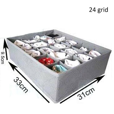Closet Organizer Box for Underwear Bra Socks Storage Drawer
