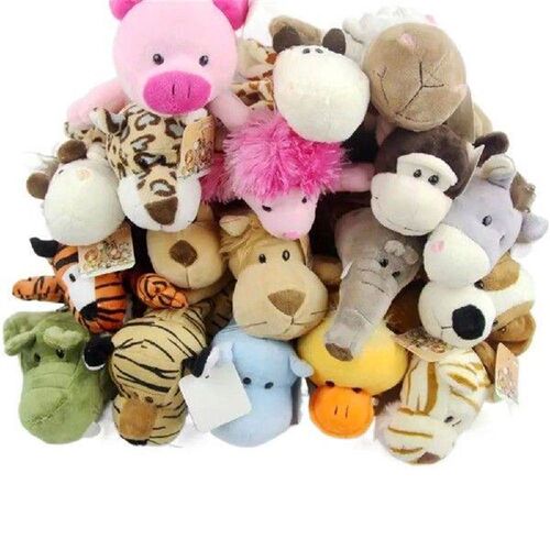 Portable Plush Forest Animal Storage Bag Pencil Case Kawaii