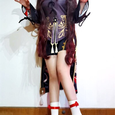 Kostum Cosplay Genshin Impact Hutao kostum seragam gaya Tion