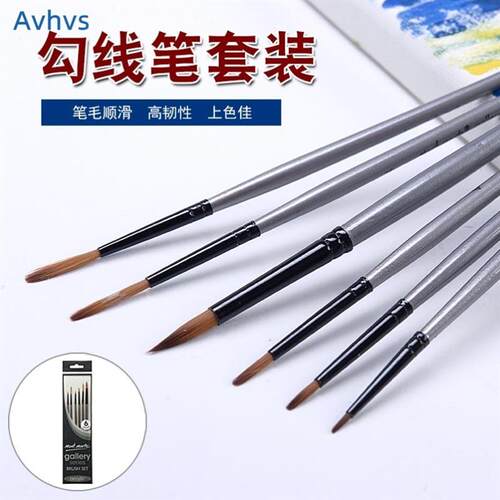 oil painting brush acrylic paint brush line pens nylon