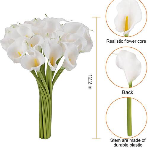 3/5/10Pcs Calla Artificial Flowers Calla  Fake Flower Bouque