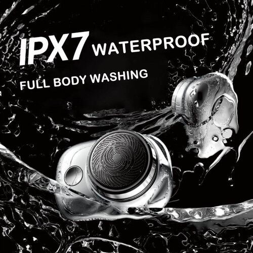 Mini Portable Electric Shaver IPX7 Waterproof Wet And Dry Du