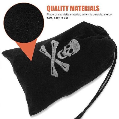 20 Pcs Pirate Drawstring Bag Toy Storage Coin for Halloween