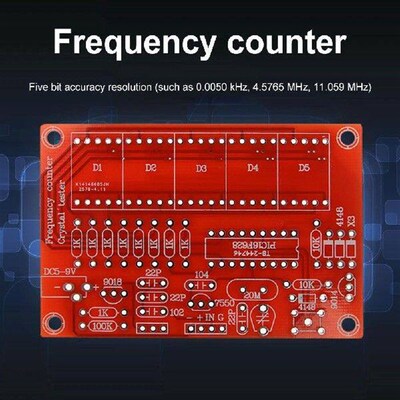 Crystal Oscillator Frequency Counter Tester 1Hz-50MHz