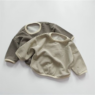 Contrast T-shirt Autumn New Brand Long Sleeve Tshirts Cartoo