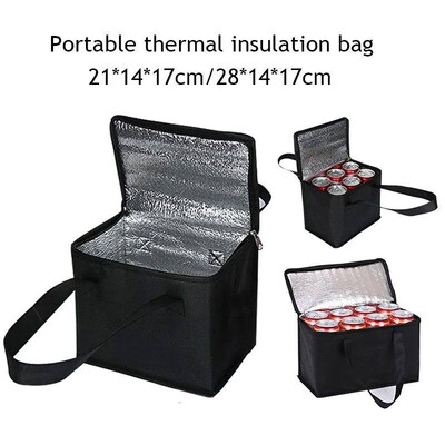 Portable Lunch Cooler Bag Folding Insulation Picnic Ice Pack