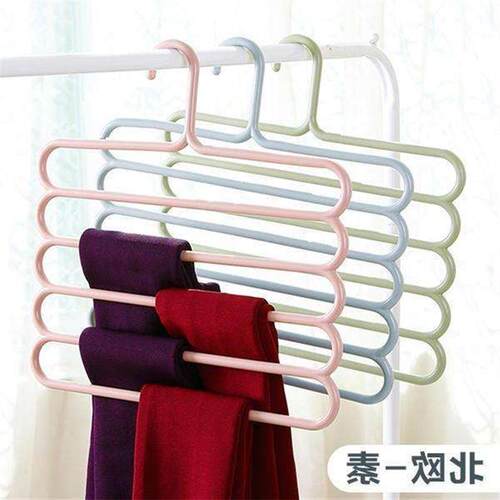 hanger rack cabinet steel layers pants hanger clothes clip