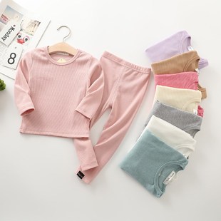 Baby Kids Pajamas Sets Cotton Boys Sleepwear Suit Autumn Gir