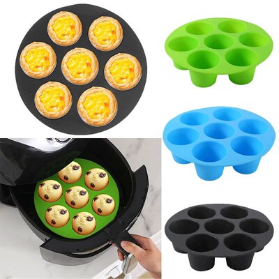 Air Fryer Frying Cage Dish Baking Pan Rack  Tray Pot Accesso