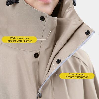 SEAMETAL Thickened Adult Motorcycle Raincoat Electric Bike R