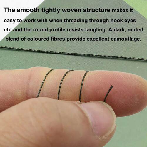 50m Camouflage Green Carp Fishing Line Soft Hook Link Carp H