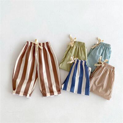 1 2 3 4 5year Old Kids Clothes Striped Harem Pants Fashion C