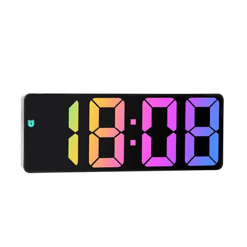 Led Mirror Digital Alarm Clock 12/24 Hours Adjustable