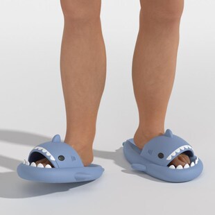 Fashion Shark Slippers For Women Men Outdoor Beach Slides Ba