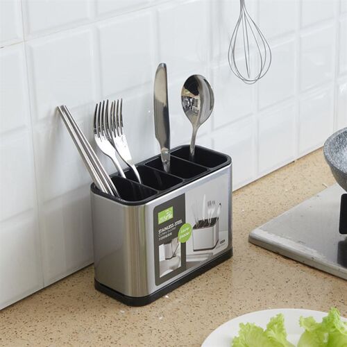 Knief holder tube spoon storage box rack kitchen cutlery org