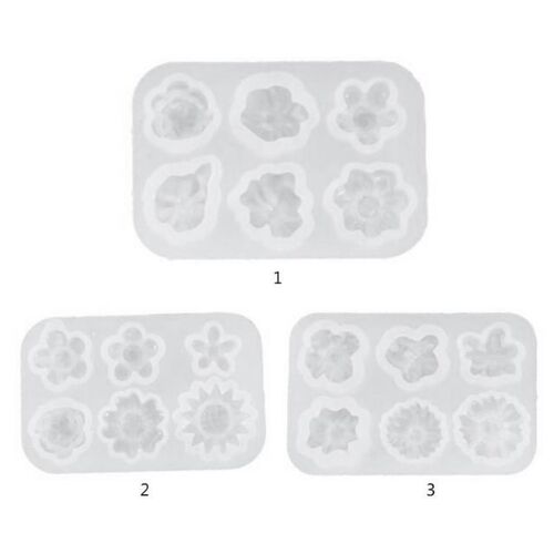 Resin Crystal Epoxy Mold Small Flowers Decorations Casting S