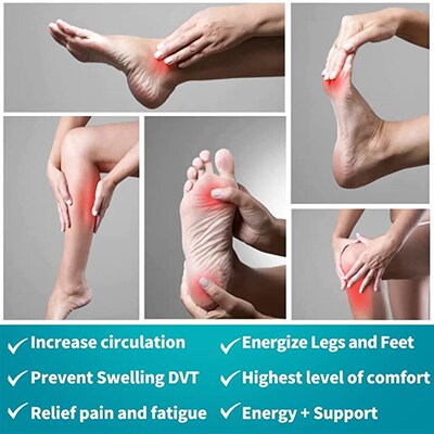 AM Compression Socks Athletic Men Women Best Graduated Breat