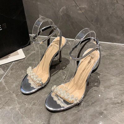 Pearl Stiletto Heels 2025 Summer Sisterhood Street Style Ope