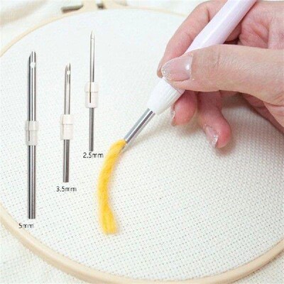Embroidery Needle Adjustable Needle Hooking Tool Kits