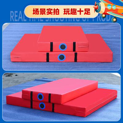 体适能跑酷高弹海绵垫空翻训练防护海绵垫冰场防撞垫PVC跳高垫