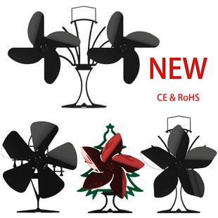 壁炉风扇热动力风扇康暖千石丰臣煤油炉取暖柴火炉自发电热能风扇