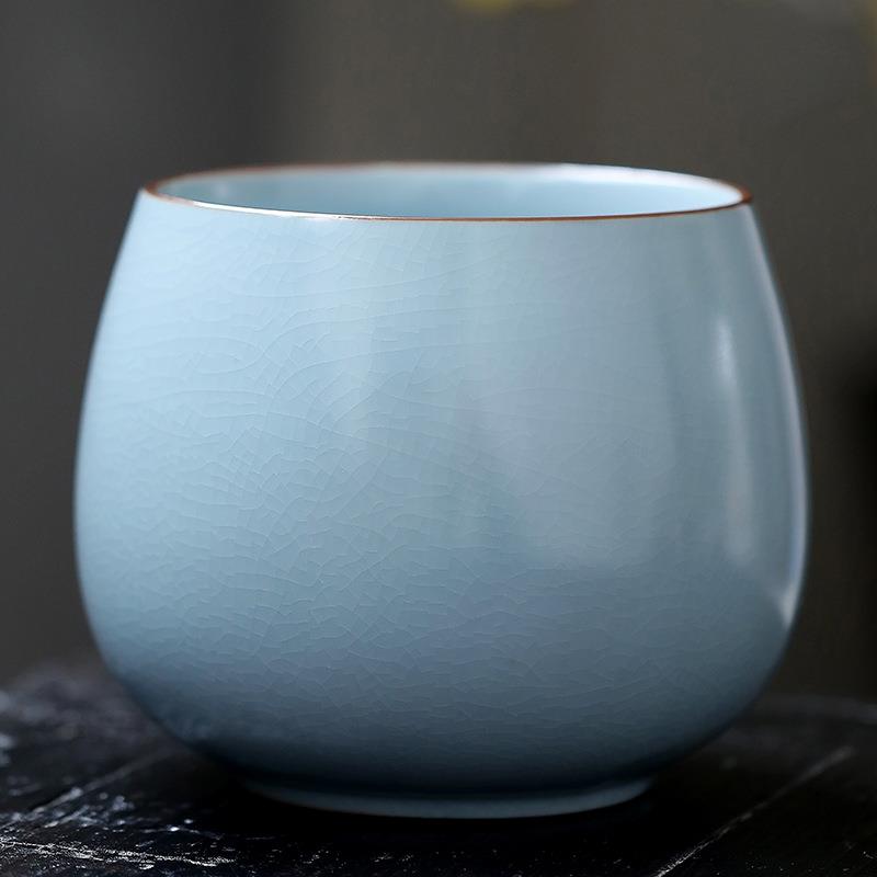 茶洗缸大号特大陶瓷轻奢高档茶具配件笔洗茶盆茶盂水盂茶渣缸建水